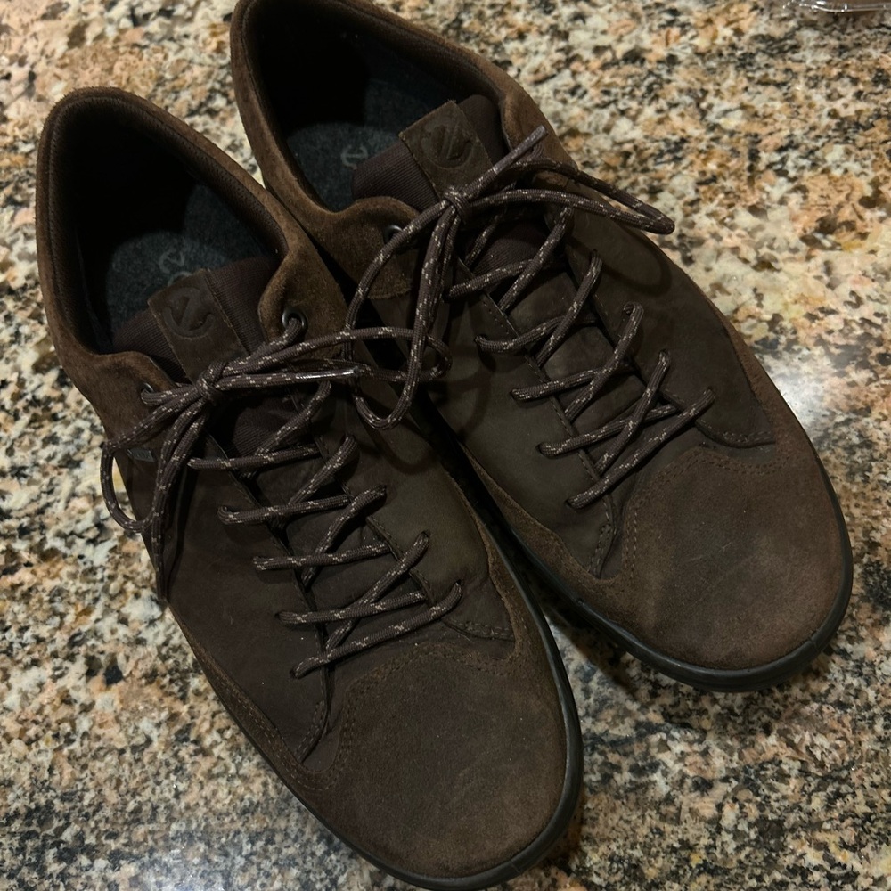 Ecco Men’s Brown Genuine Leather Casual Shoes